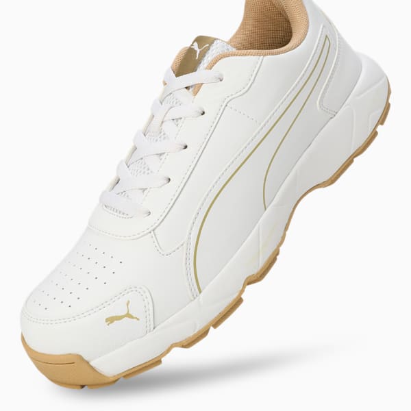 Cricket Classic Cat Men's Shoes, Metallic Gold-PUMA Silver-PUMA White-Puma Team Gold, extralarge-IND