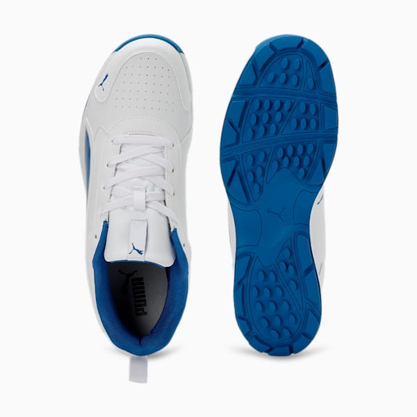 Cricket Classic Cat Men's Shoes, PUMA White-PUMA Team Royal-PUMA Silver, extralarge-IND