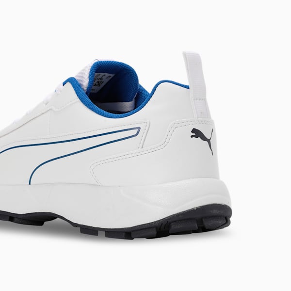 Cricket Classic Cat Men's Shoes, PUMA White-PUMA Navy-PUMA Team Royal Blue, extralarge-IND