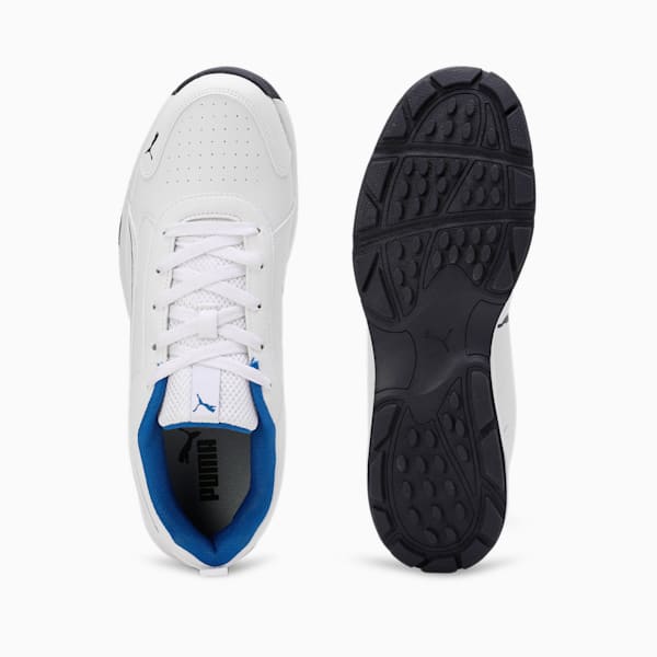 Cricket Classic Cat Men's Shoes, PUMA White-PUMA Navy-PUMA Team Royal Blue, extralarge-IND