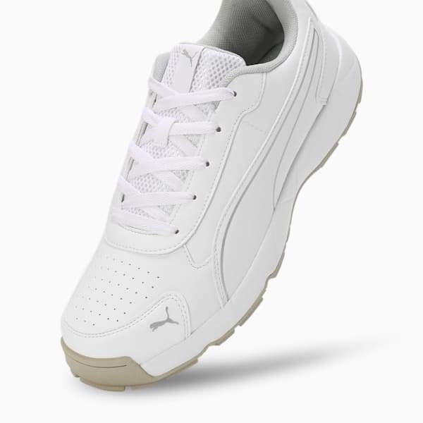 Cricket Classic Cat Men's Shoes, PUMA White-PUMA Silver, extralarge-IND