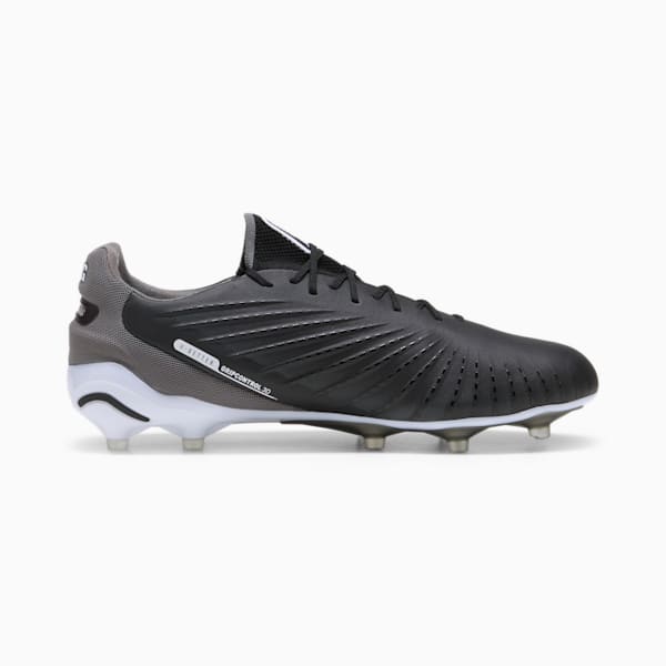 KING ULTIMATE FG/AG Football Boots, PUMA Black-PUMA White-Cool Dark Gray, extralarge-IND