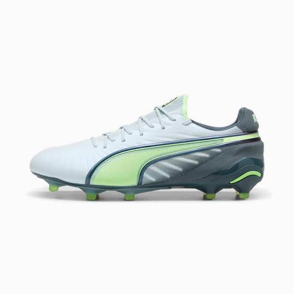 KING ULTIMATE Firm Ground/Artificial Ground Men's Soccer Cleats, Frosted Dew-Fizzy Apple-Gray Skies, extralarge