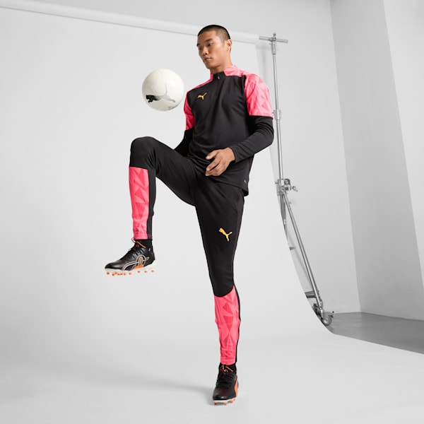 Tacos de fútbol KING ULTIMATE Cruyff FG/AG, PUMA Black-PUMA White-Rickie Orange-PUMA Gold-Frosted Ivory, extralarge