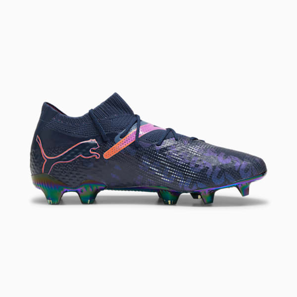 FUTURE 7 ULTIMATE FTR FG/AG Men's Soccer Cleats, Club Navy-Loveable-Cobalt Glaze-Matte Puma Gold, extralarge