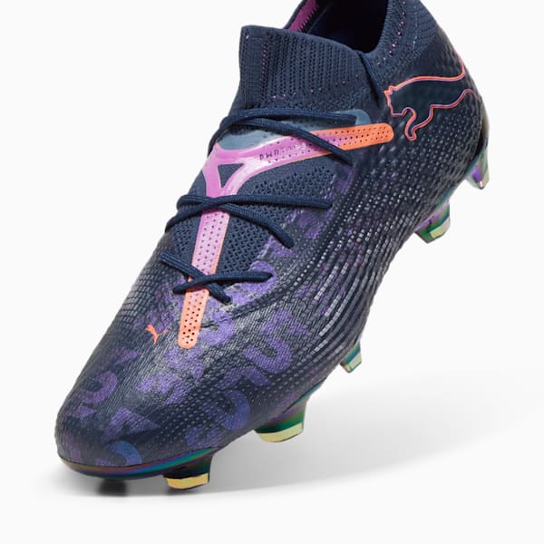 Chaussures de football FUTURE 7 ULTIMATE FTR FG/AG, hommes, Club Navy-Loveable-Cobalt Glaze-Matte Puma Gold, extralarge