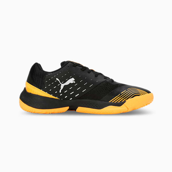 Solarstrike III Indoor Sports Shoes, PUMA Black-Sun Stream-PUMA White, extralarge-IND