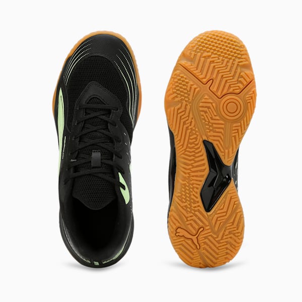 Solarflash III Indoor Sports Shoes, PUMA Black-Fizzy Apple, extralarge-IND