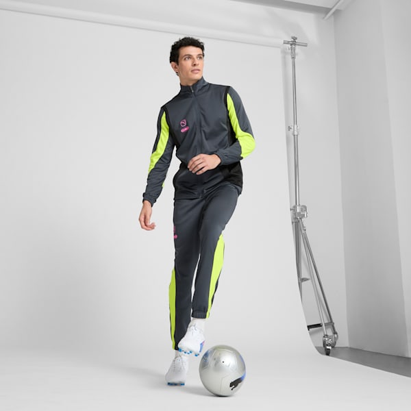 Tacos de fútbol KING MATCH IT, PUMA White-Bluemazing-Flat Light Gray, extralarge