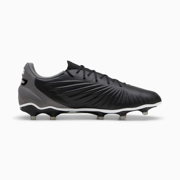 KING MATCH FG/AG Football Boots, PUMA Black-PUMA White-Cool Dark Gray, extralarge-IND