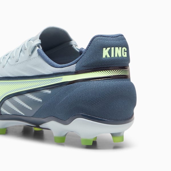 KING MATCH FG/AG Football Boots, Frosted Dew-Fizzy Apple-Gray Skies, extralarge-IND