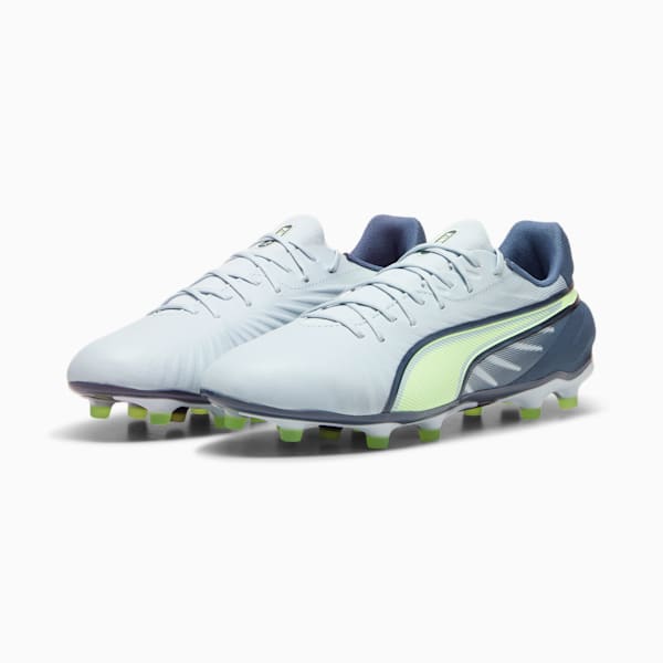 KING MATCH FG/AG Football Boots, Frosted Dew-Fizzy Apple-Gray Skies, extralarge-IND