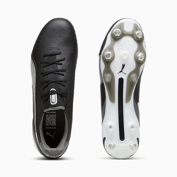 KING ULTIMATE MxSG Football Boots Unisex, PUMA Black-PUMA White-Cool Dark Gray, extralarge-GBR