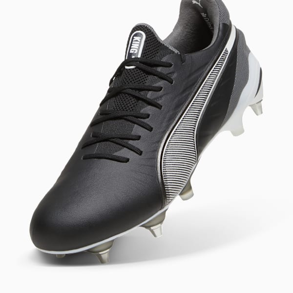 KING ULTIMATE MxSG Football Boots Unisex, PUMA Black-PUMA White-Cool Dark Gray, extralarge-GBR