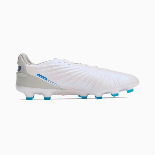 メンズ キング アルティメット HG サッカースパイク, PUMA White-Bluemazing-Flat Light Gray-Sunset Glow, extralarge-JPN