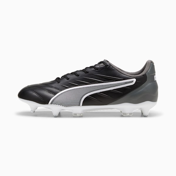 KING PRO MxSG Football Boots Unisex, PUMA Black-PUMA White-Cool Dark Gray, extralarge-GBR