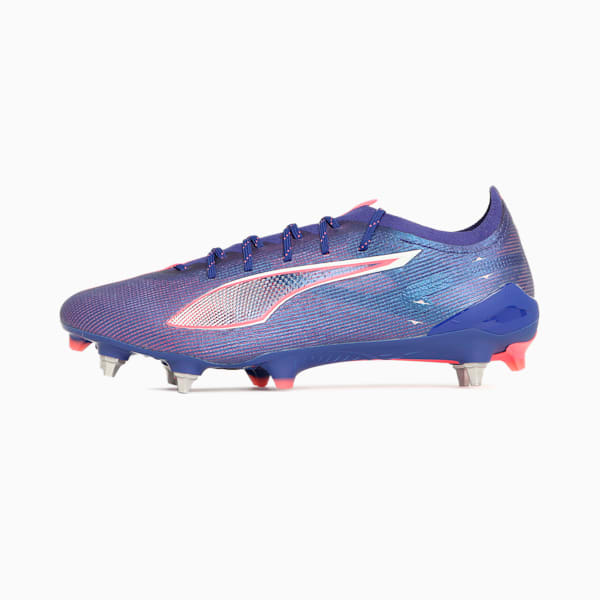 メンズ ウルトラ 5 アルティメット MXSG サッカースパイク, Lapis Lazuli-PUMA White-Sunset Glow, extralarge-JPN