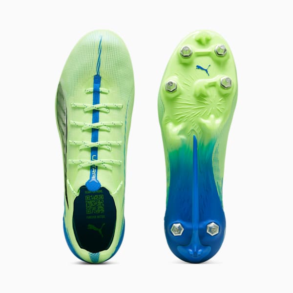 メンズ ウルトラ 5 アルティメット MXSG サッカースパイク, Fizzy Apple-PUMA White-Bluemazing, extralarge-JPN
