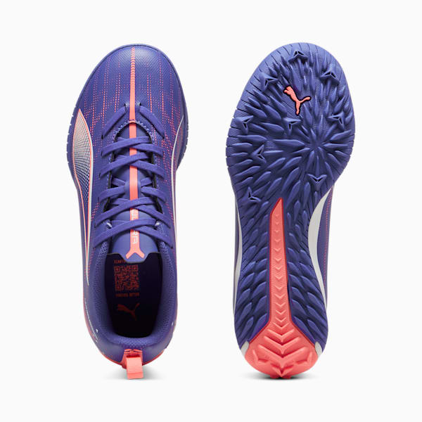 キッズ ウルトラ 5 プレイ TT + ミッド サッカー トレーニングシューズ 20-24.5cm, Lapis Lazuli-PUMA White-Sunset Glow, extralarge-JPN