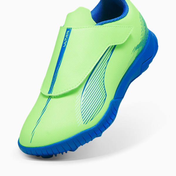 キッズ ウルトラ 5 プレイ V TT サッカー トレーニングシューズ 17-22.5cm, Fizzy Apple-PUMA White-Sunset Glow, extralarge-JPN