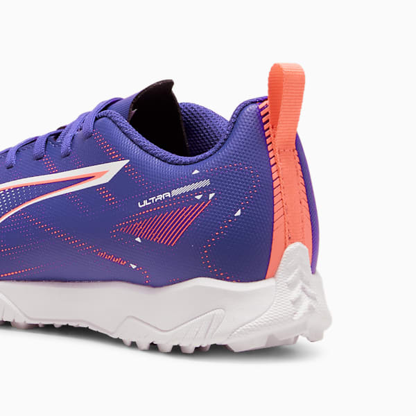 ULTRA 5 PLAY TT Youth Lightweight Agility Football Boots, Lapis Lazuli-PUMA White-Sunset Glow, extralarge-IND