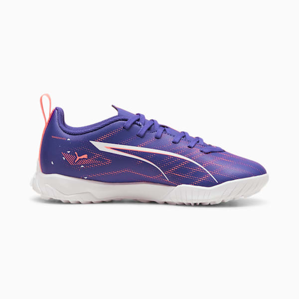 ULTRA 5 PLAY TT Youth Lightweight Agility Football Boots, Lapis Lazuli-PUMA White-Sunset Glow, extralarge-IND