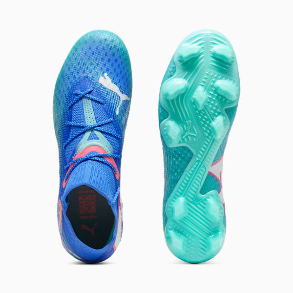 FUTURE 7 ULTIMATE FG/AG Football Boots, Bluemazing-PUMA White-Electric Peppermint, extralarge-IND