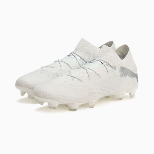 メンズ フューチャー 7 アルティメット FG/AG サッカースパイク, PUMA Silver-PUMA White, extralarge-JPN