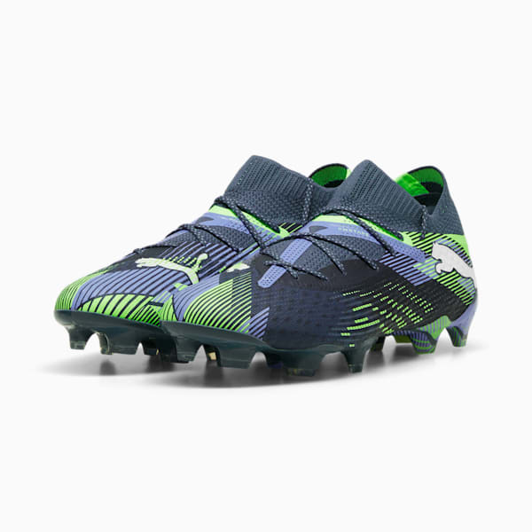 FUTURE 7 ULTIMATE Firm Ground/Artificial Ground Women's Soccer Cleats, Gray Skies-PUMA White-Fizzy Apple, extralarge
