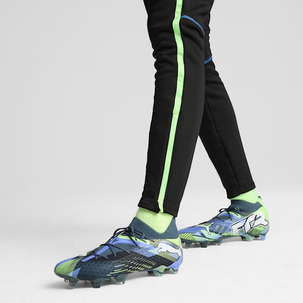 FUTURE 7 ULTIMATE Firm Ground/Artificial Ground Women's Soccer Cleats, Gray Skies-PUMA White-Fizzy Apple, extralarge