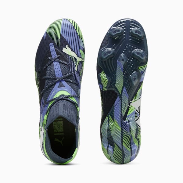 FUTURE 7 ULTIMATE Firm Ground/Artificial Ground Women's Soccer Cleats, Gray Skies-PUMA White-Fizzy Apple, extralarge