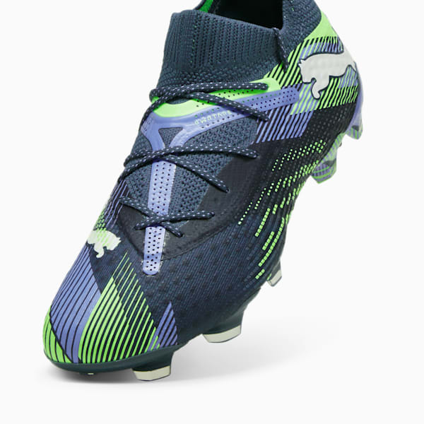 FUTURE 7 ULTIMATE Firm Ground/Artificial Ground Women's Soccer Cleats, Gray Skies-PUMA White-Fizzy Apple, extralarge