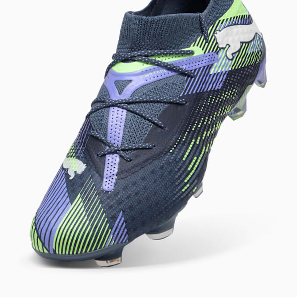FUTURE 7 ULTIMATE Low FG/AG Football Boots Unisex, Gray Skies-PUMA White-Fizzy Apple, extralarge-GBR