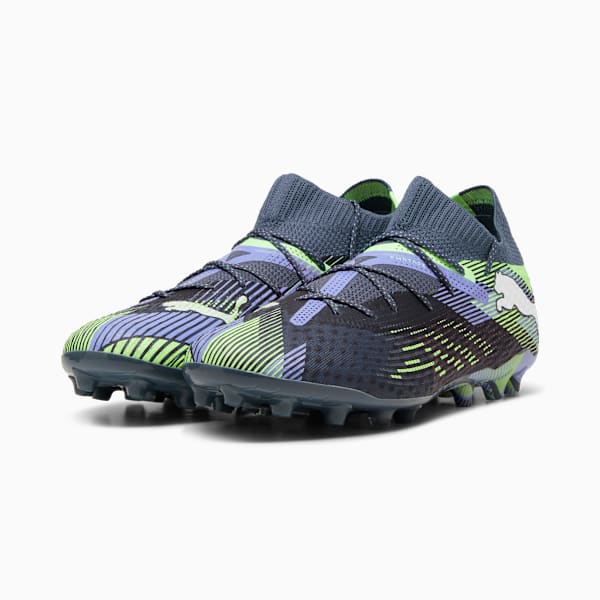 FUTURE 7 ULTIMATE MG Football Boots Unisex, Gray Skies-PUMA White-Fizzy Apple, extralarge-GBR