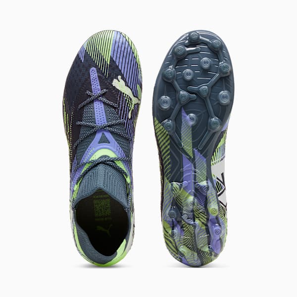 FUTURE 7 ULTIMATE MG Football Boots Unisex, Gray Skies-PUMA White-Fizzy Apple, extralarge-GBR