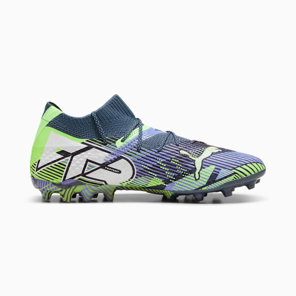 FUTURE 7 ULTIMATE MG Football Boots Unisex, Gray Skies-PUMA White-Fizzy Apple, extralarge-GBR