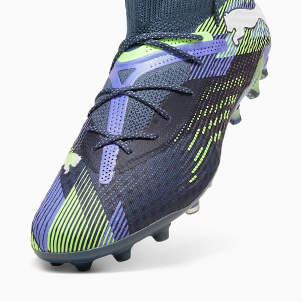 FUTURE 7 ULTIMATE MG Football Boots Unisex, Gray Skies-PUMA White-Fizzy Apple, extralarge-GBR