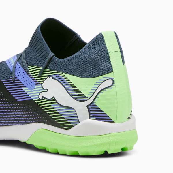 Botines de fútbol para entrenamiento en césped para hombre FUTURE 7 PRO CAGE, Gray Skies-PUMA White-Fizzy Apple, extralarge