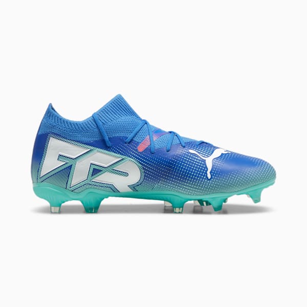 FUTURE 7 MATCH FG/AG Women's Football Boots, Bluemazing-PUMA White-Electric Peppermint, extralarge-IND