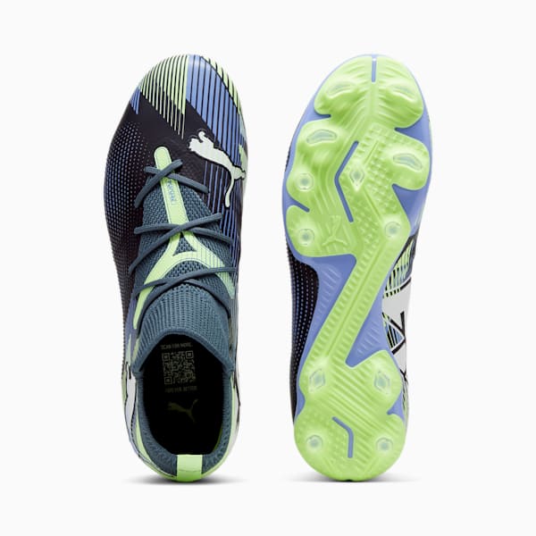 FUTURE 7 MATCH FG/AG Women's Football Boots, Gray Skies-PUMA White-Fizzy Apple, extralarge-IND