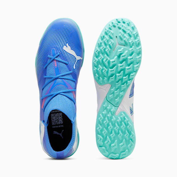 FUTURE 7 MATCH TT Football Boots, Bluemazing-PUMA White-Electric Peppermint, extralarge-IND