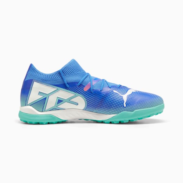 FUTURE 7 MATCH TT Unisex Football Boots, Bluemazing-PUMA White-Electric Peppermint, extralarge-IND