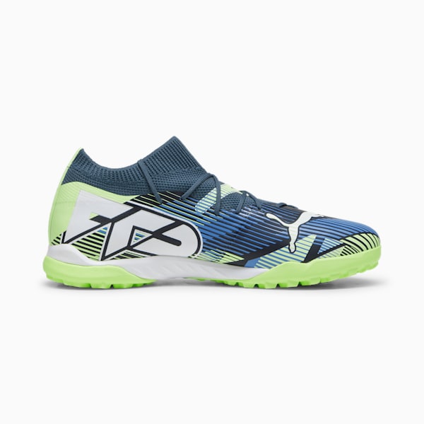 FUTURE 7 MATCH TT Football Boots, Gray Skies-PUMA White-Fizzy Apple, extralarge-IND