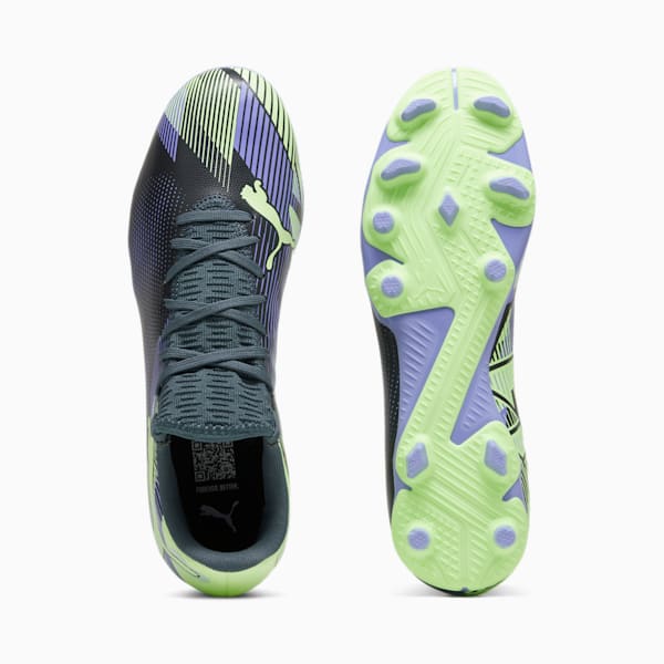 FUTURE 7 PLAY FG/AG Football Boots, Gray Skies-Elektro Purple-Fizzy Apple-PUMA White, extralarge-IND