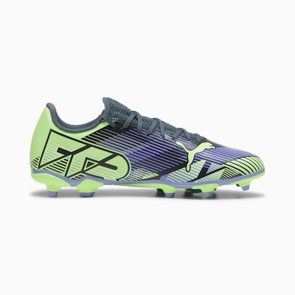 FUTURE 7 PLAY FG/AG Football Boots, Gray Skies-Elektro Purple-Fizzy Apple-PUMA White, extralarge-IND