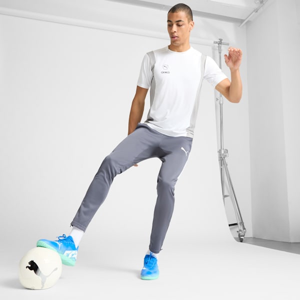FUTURE 7 PLAY Indoor Training Men's Soccer Cleats, Hyperlink Blue-Mint-PUMA White, extralarge