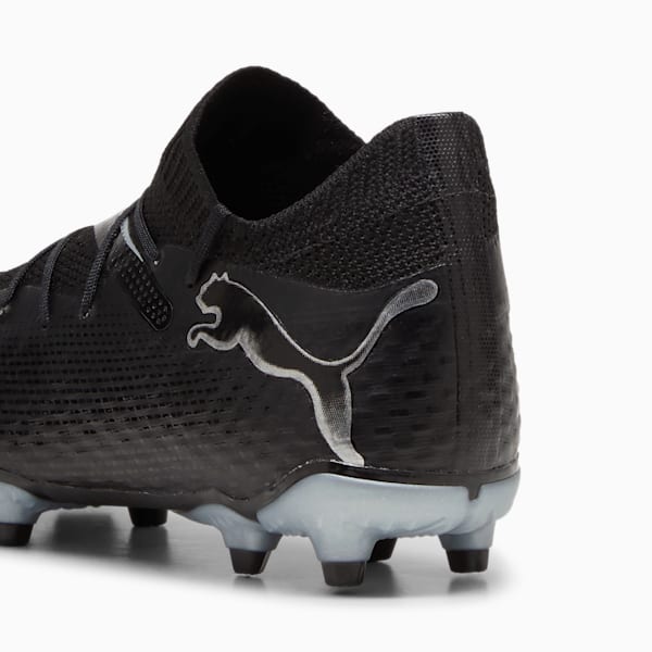 FUTURE 7 PRO Firm Ground/Artificial Ground Kids' Soccer Cleats, PUMA Black-PUMA Silver, extralarge