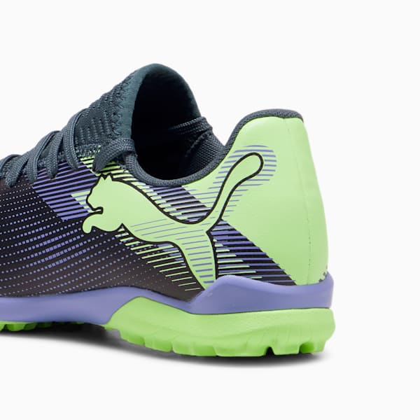 キッズ フューチャー 7 プレイ TT + ミッド サッカー トレーニングシューズ 20-24.5cm, Gray Skies-Elektro Purple-Fizzy Apple-PUMA White, extralarge-JPN