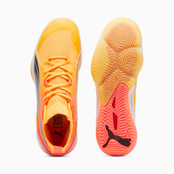 Eliminate NITRO™ SQD Court Shoes, Sun Stream-Sunset Glow-PUMA Black, extralarge