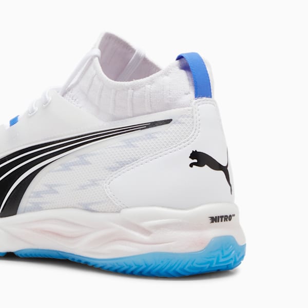 Eliminate NITRO™ SQD Court Shoes, PUMA White-Bluemazing-PUMA Black, extralarge